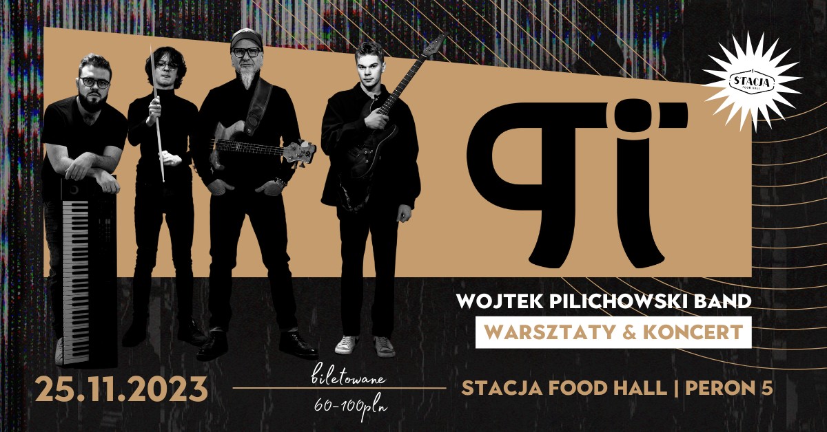Wydarzenie: Wojtek Pilichowski Band, Kiedy? 2023-11-25 21:00, Gdzie? Jana Kilińskiego 4