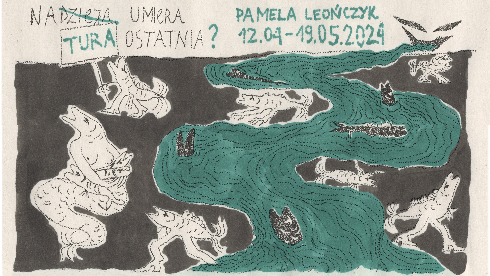 Wydarzenie: Wystawa: Pamela Leończyk – na(dzieja)tura umiera ostatnia, Kiedy? 2024-05-17 18:00, Gdzie? Strajku Dokerów 5