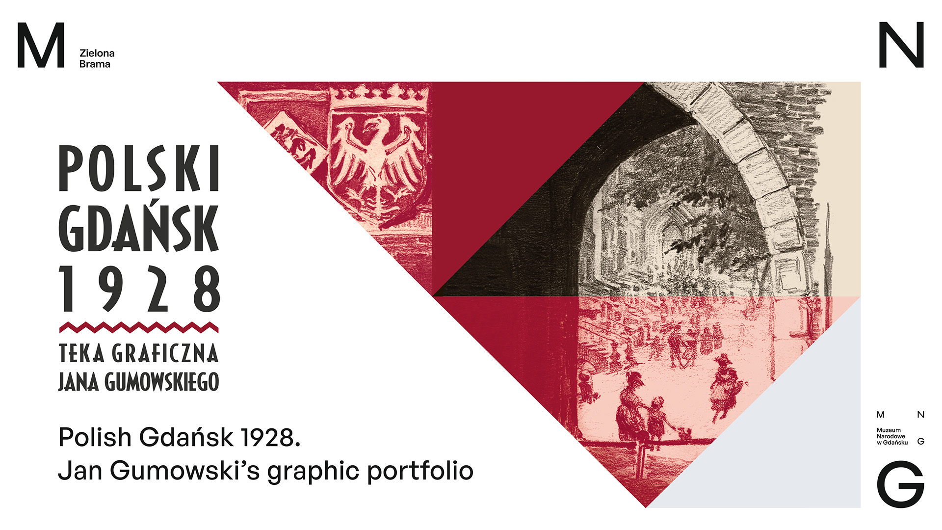 Wydarzenie: Polski Gdańsk 1928. Teka graficzna Jana Gumowskiego, Kiedy? 2024-05-20 10:00, Gdzie? Długi Targ 24