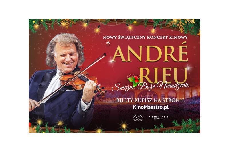 Wydarzenie: Śnieżne Boże Narodzenie z Andre Rieu - koncert, Kiedy? 2023-12-09 17:00, Gdzie? Schuberta 102a