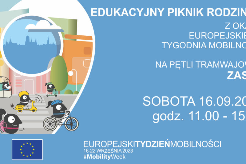 Wydarzenie: Piknik komunikacyjny na Zaspie, Kiedy? 2023-09-16 11:00, Gdzie? pętla tramwajowa na Zaspie