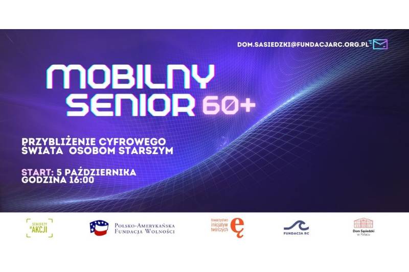 Wydarzenie: Mobilny Senior - cykl warsztatów z edukacji cyfrowej, Kiedy? 2024-04-25 16:00, Gdzie? Kopernika 14