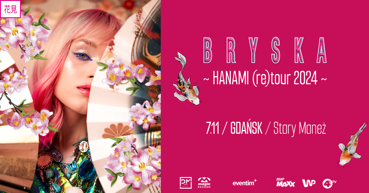 Wydarzenie: Bryska - Hanami (re) tour, Kiedy? 2024-11-07 20:00, Gdzie? Słowackiego 23