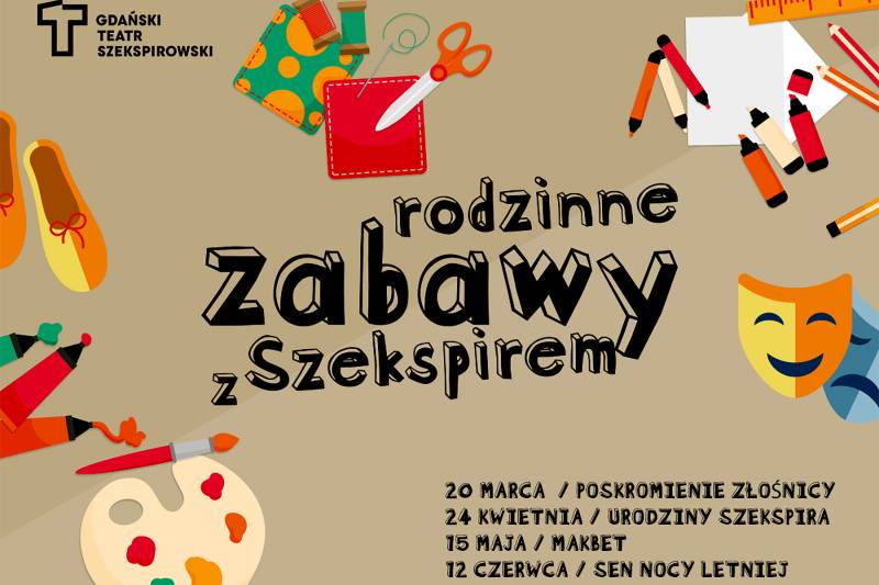 Wydarzenie: Rodzinne Zabawy z Szekspirem, Kiedy? 2022-06-12 10:00, Gdzie? ul. Bogusławskiego 1