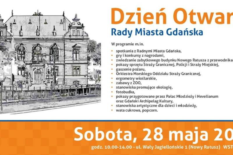 Wydarzenie: Dzień Otwarty Rady Miasta Gdańska, Kiedy? 2022-05-28 10:00, Gdzie? Wały Jagiellońskie 1