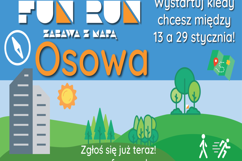Wydarzenie: Fun Run zabawa z mapą - Osowa, Kiedy? 2023-01-29 00:00, Gdzie? 