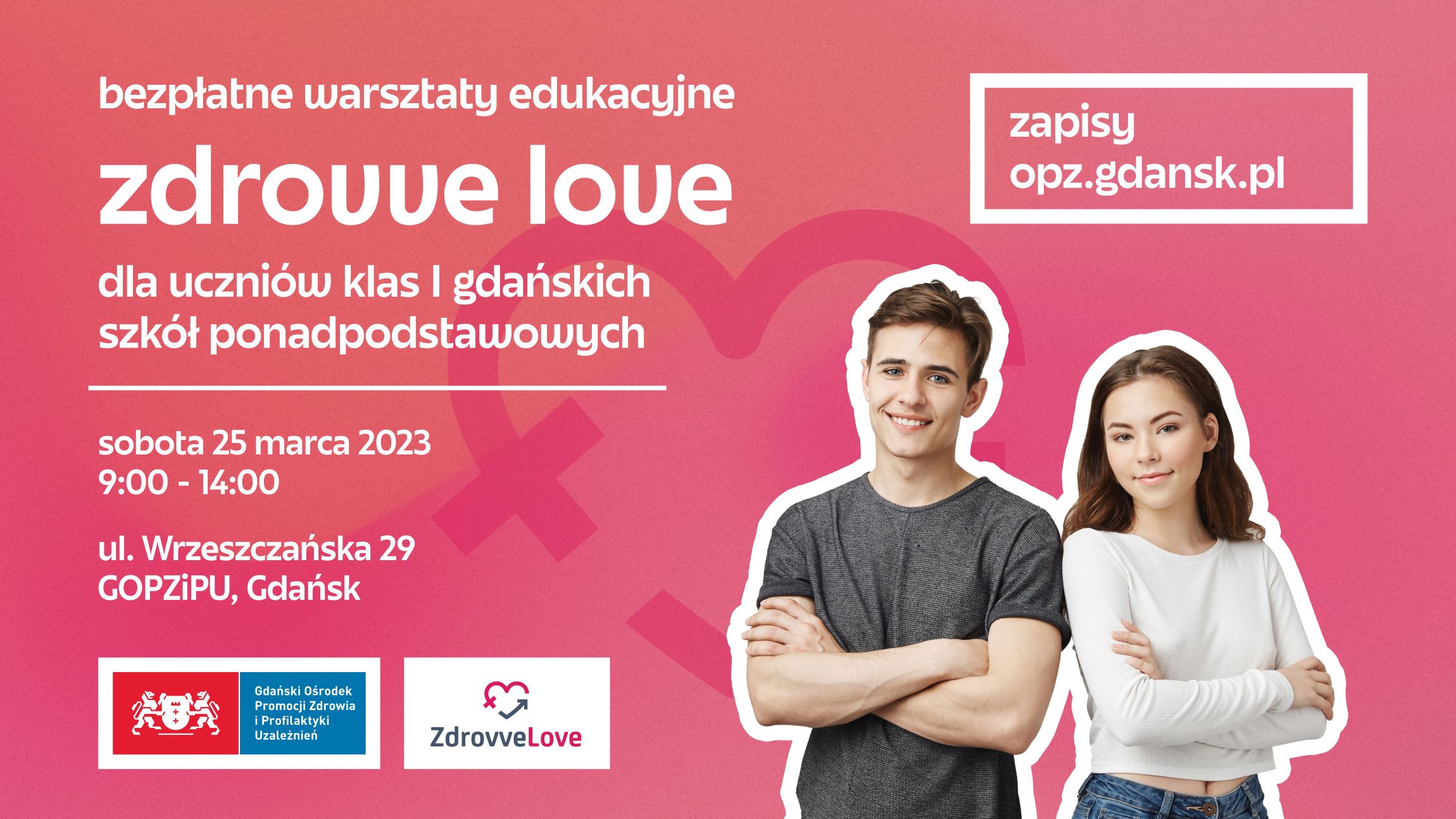 Wydarzenie: Zdrovve Love - warsztaty edukacyjne, Kiedy? 2023-04-22 09:00, Gdzie? Wrzeszczańska 29