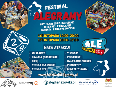 Partner: Festiwal ALEgramy, Adres: AMBEREXPO, Żaglowa 11