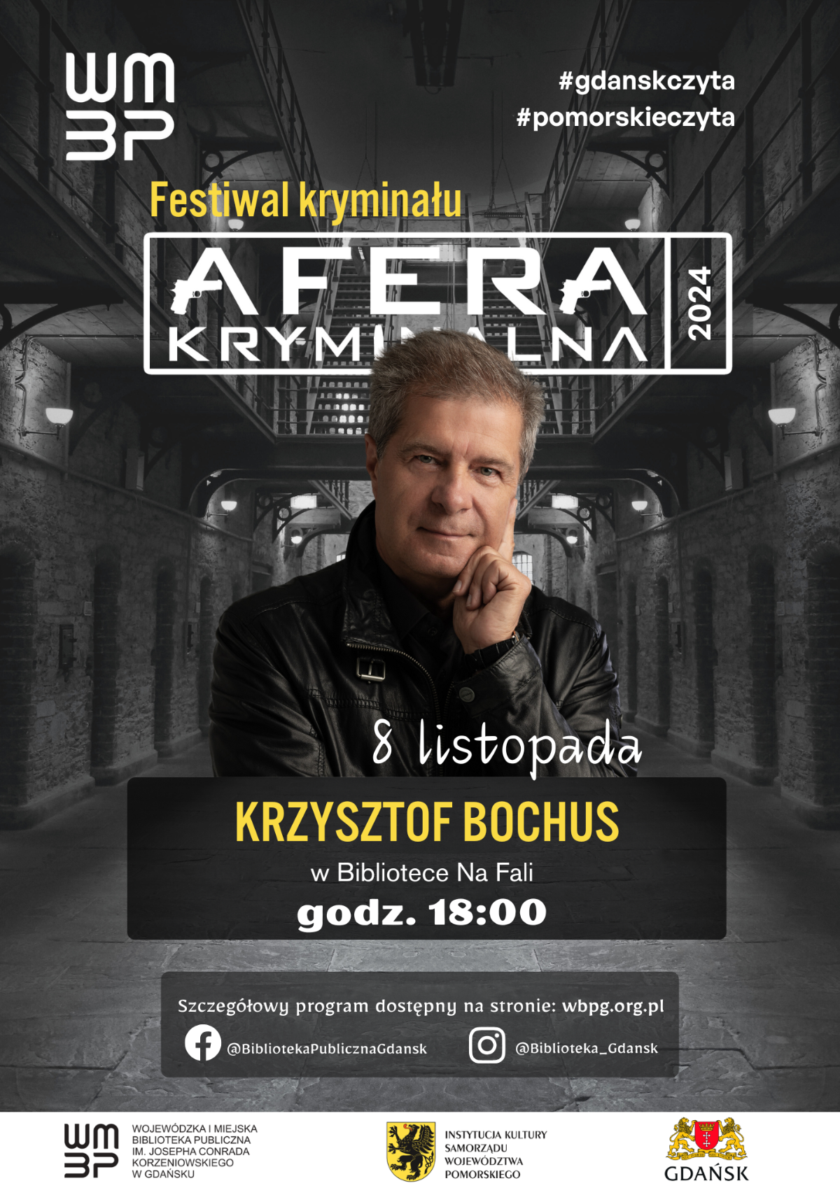 Afera Kryminalna 2024: Krzysztof Bochus w Bibliotece Na Fali