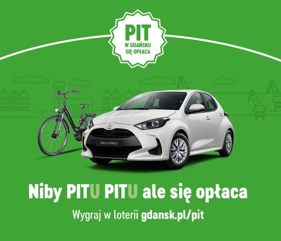 aktualność: Rozlicz PIT w Gdańsku, weź udział w loterii i wygraj nagrody