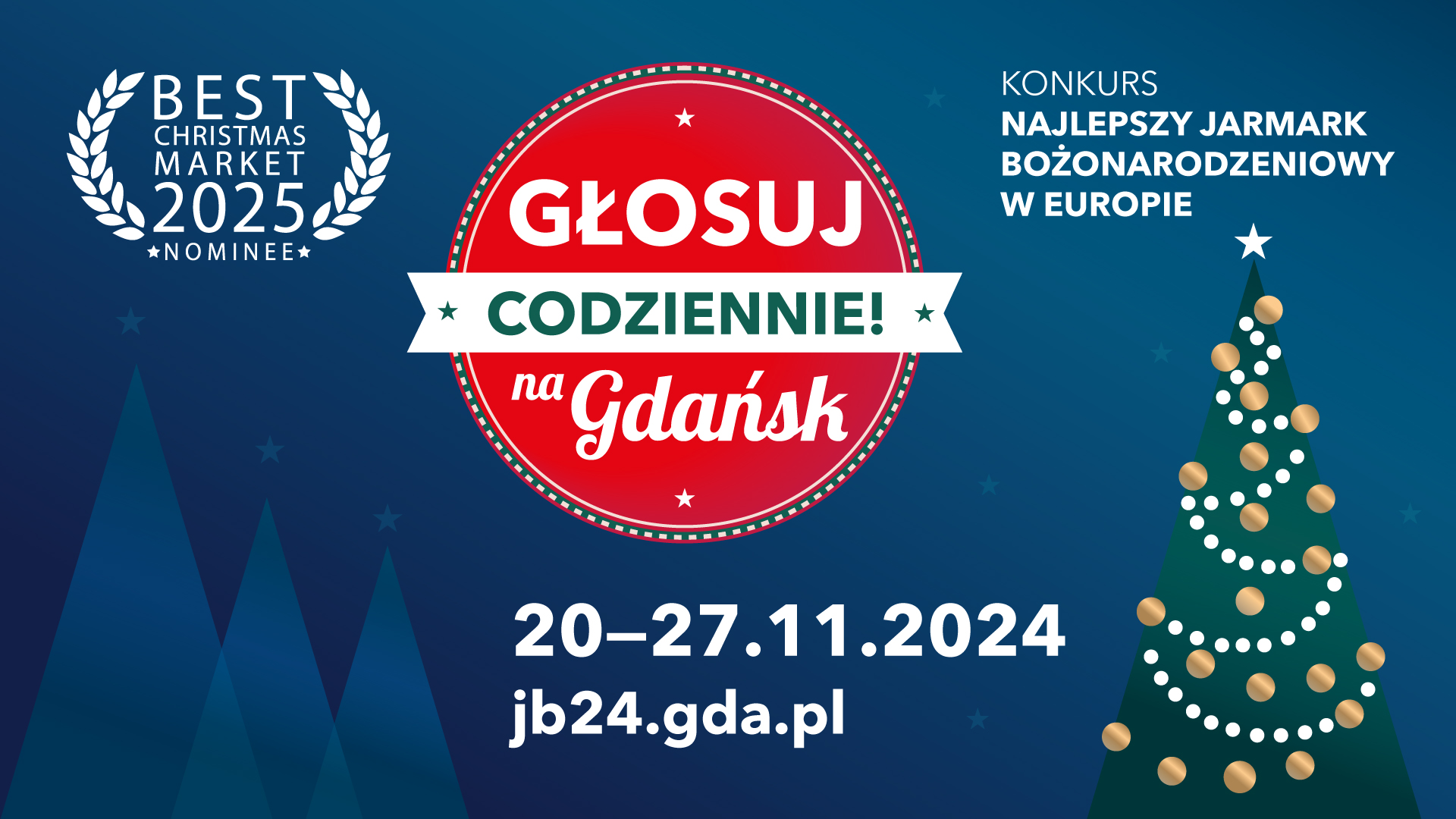 aktualność: Głosujmy na Gdańsk w konkursie European Best Christmas Markets 2025